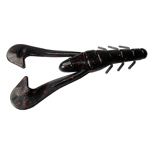 Tackle HD Speed Bug 5 Inch 8 Pack Black Red Flake