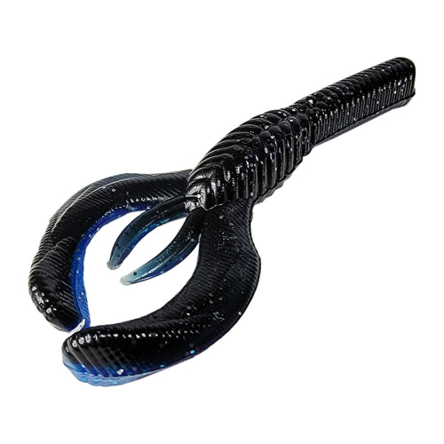 Tackle HD Warrior Ned Craw 3 Inch 12 Pack Black Blue Silver