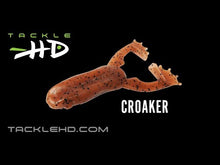 Load and play video in Gallery viewer, Tackle HD Croaker 3.75-Inch 8-Pack - Black Red Flake
