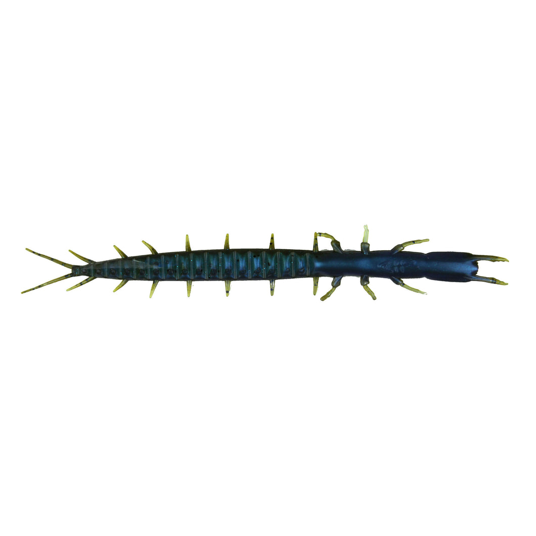 Tackle HD 10-Pack, Hellgrammite Soft Bait Fishing Lure, 5-inch, Green  Pumpkin Blue