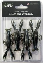 Load image into Gallery viewer, Hi-Def Craw 3-inch 4-pack - Green Pumpkin
