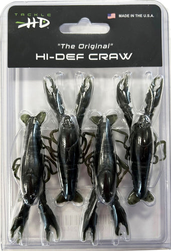 Hi Def Craw 3 Inch 4 Pack Green Pumpkin