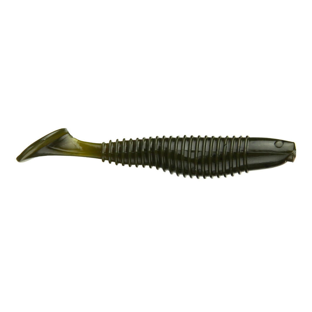 Tackle HD Swimmer 4-Inch 8-Pack - Green Pumpkin