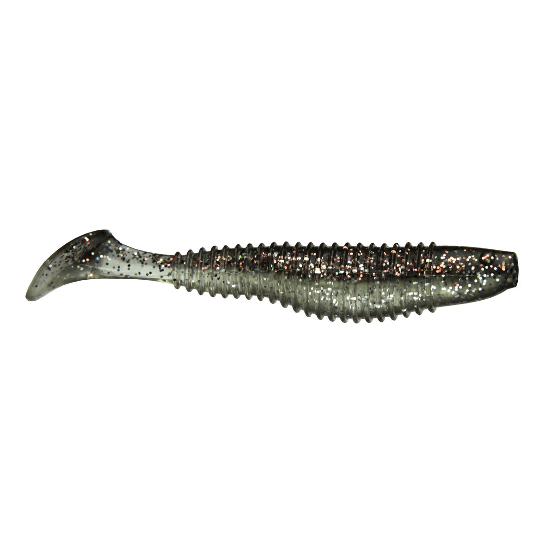 Tackle HD Swimmer 3.5-Inch 10-Pack - Crystal Shad