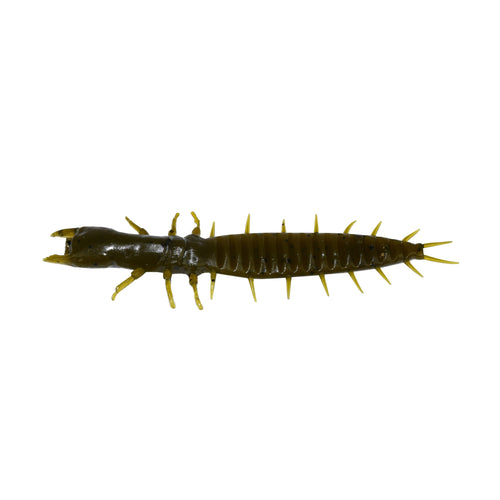 Tackle HD Ned Mite 3 5 Inch 15 Pack Green Pumpkin
