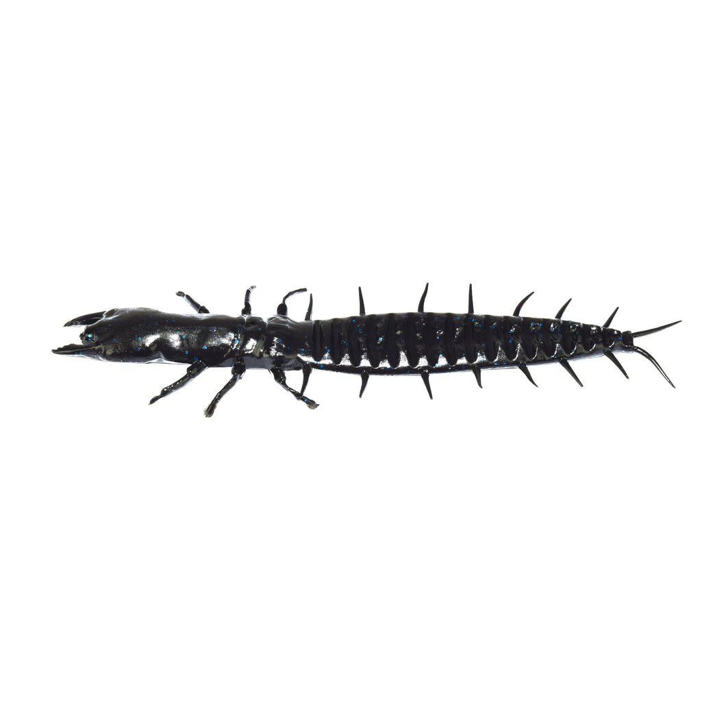 Tackle HD Texas Craw Beaver 4.25-Inch 10-Pack - Black Red Flake