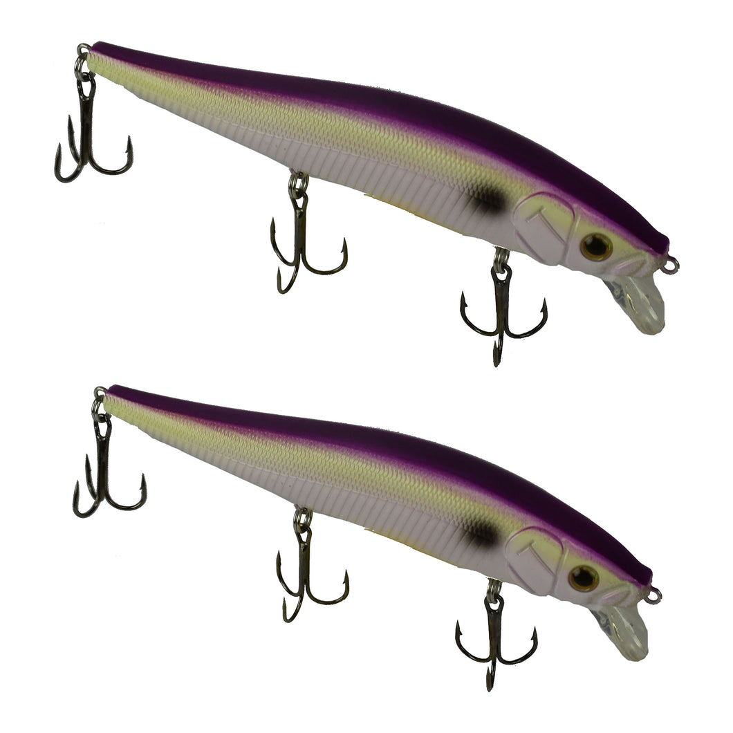 Tackle HD 2-Pack Fiddle-Styx Jerkbait, 4 38 x 916 Palestine