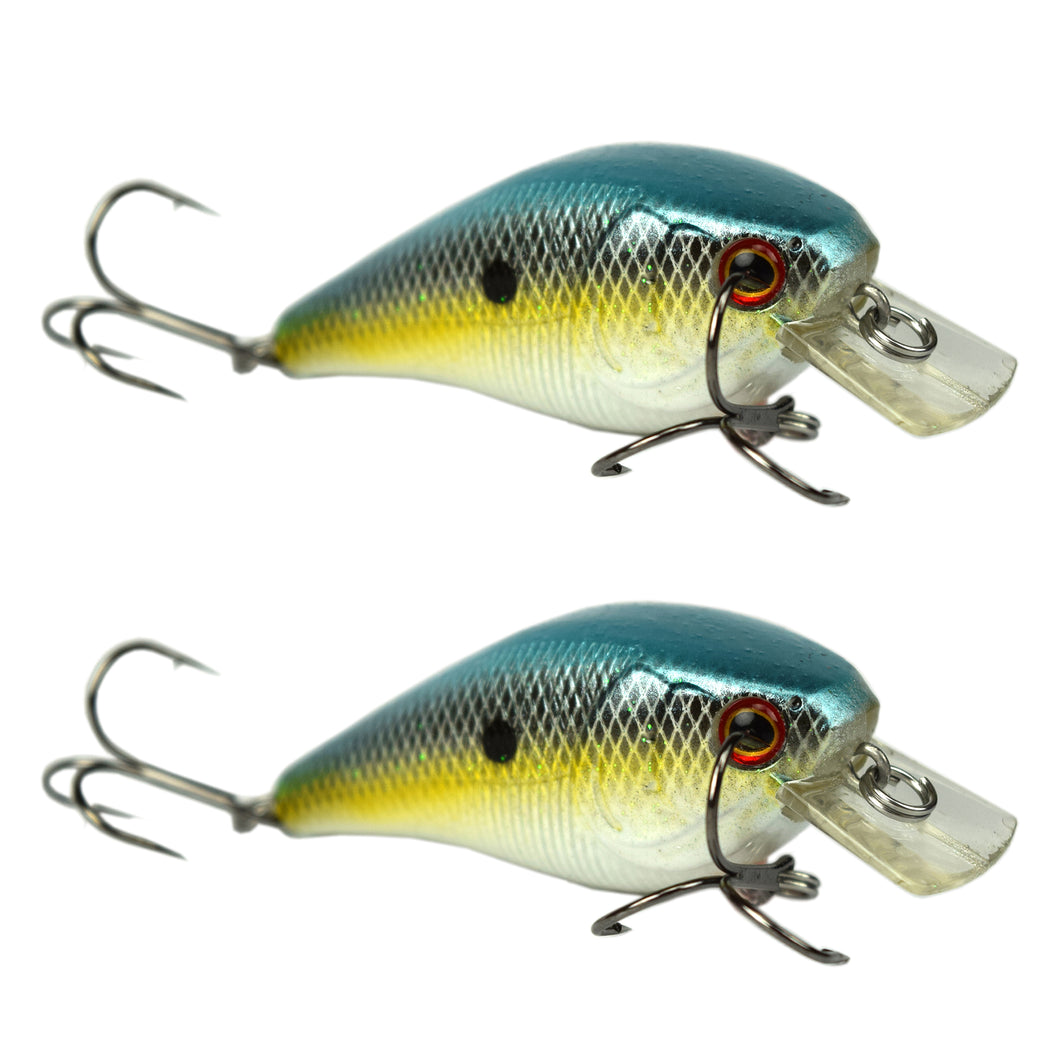 Tackle HD Square Bill 2-Pack - Natural Shad