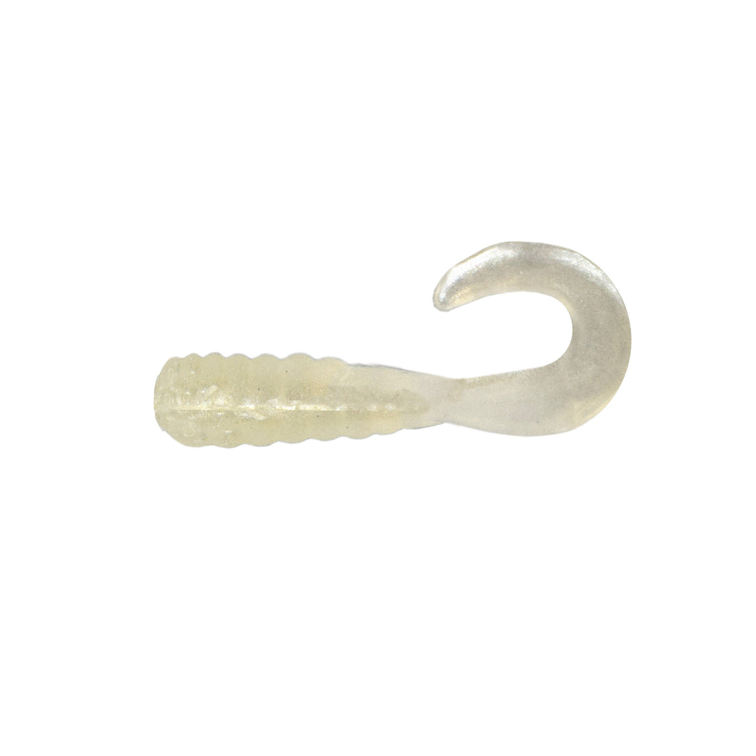 Pro Striker Baits Grub 2-Inch 100-Pack - Pearl