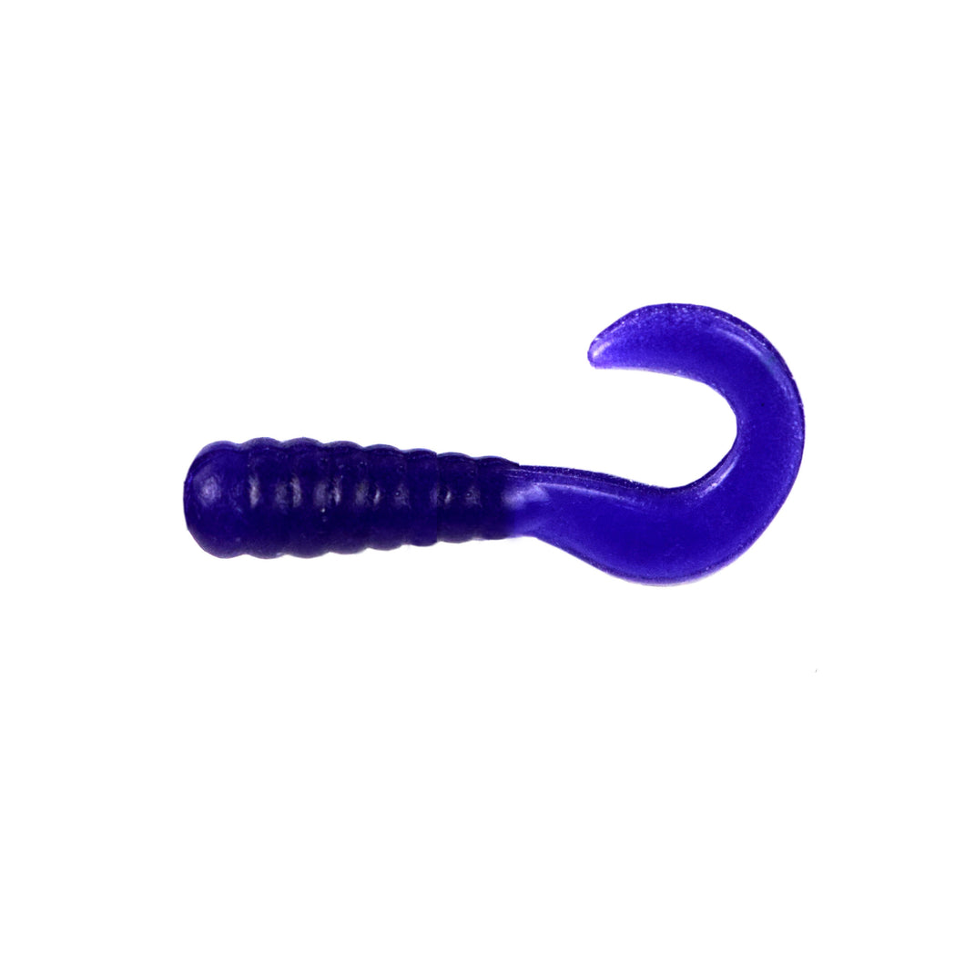 Pro Striker Baits Grub 2-Inch 100-Pack - Junebug