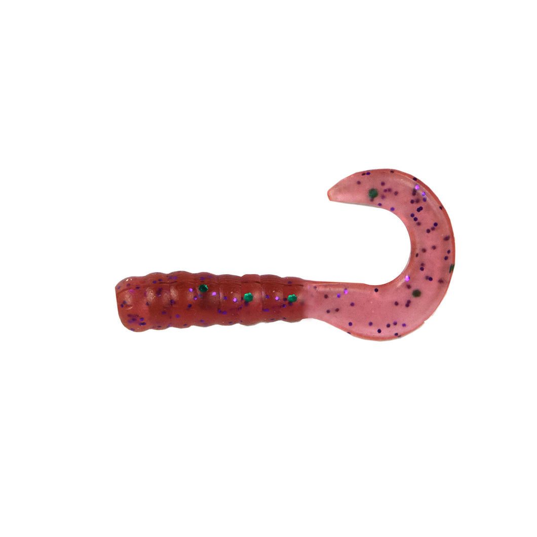Pro Striker Baits Grub 2-Inch 100-Pack - Cotton Candy