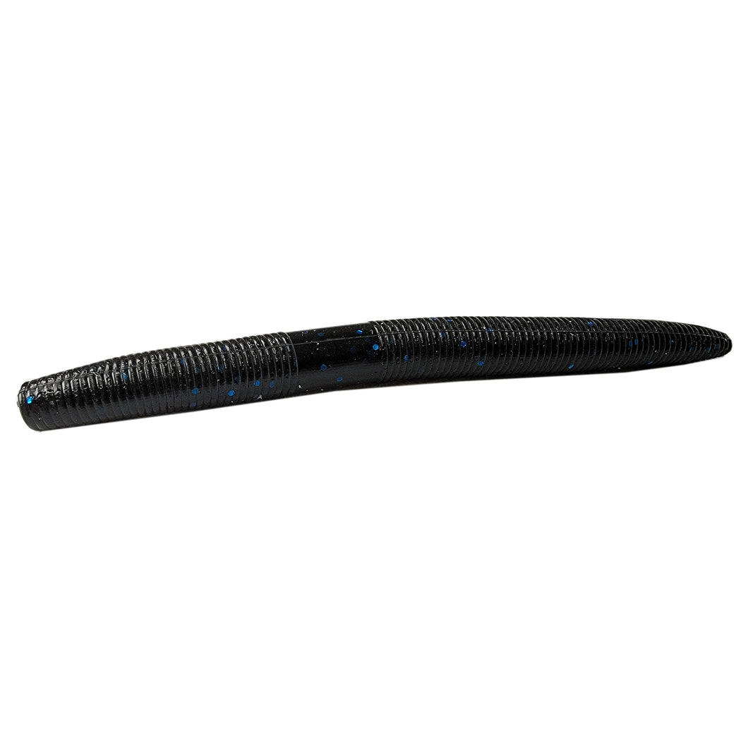 Tackle HD Stix Worm 5-Inch 25-Pack - Black Blue Flake