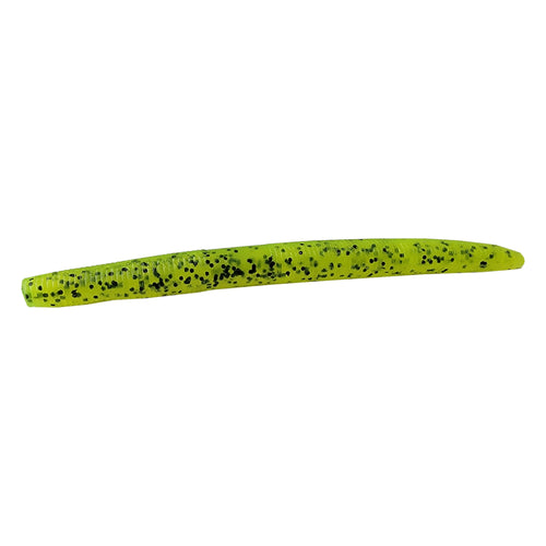 Tackle HD Stix Worm 5 Inch 25 Pack Chartreuse Pepper