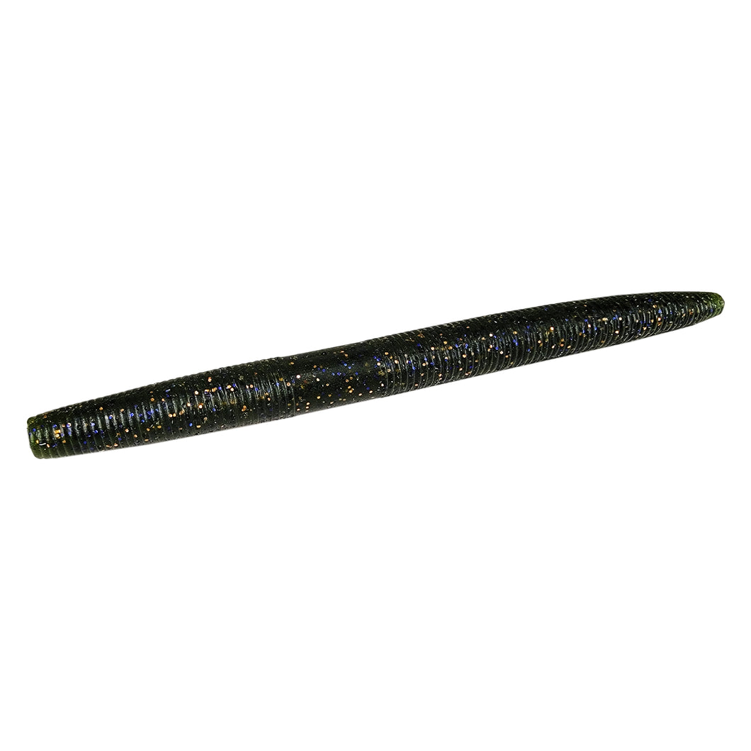 Tackle HD Stix Worm 5 Inch 25 Pack Green Pumpkin Purple Copper