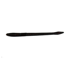 Load image into Gallery viewer, Tackle HD Finesse Worm 4.5-Inch 25-Pack - Black Red Flake
