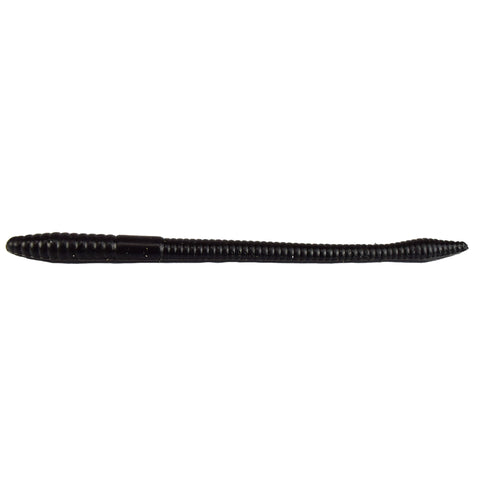 Tackle HD Finesse Worm 4 5 Inch 25 Pack Black