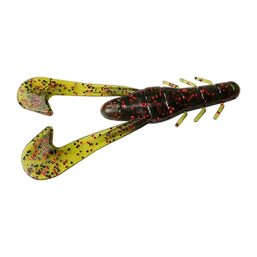 Zoom Bait Super Speed Craw-Pack of 8 (Junebug, 3.75-Inch)