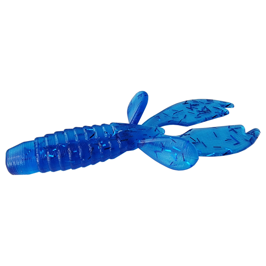 Tackle HD Texas Craw Beaver 4.25-Inch 10-Pack - Sapphire Blue