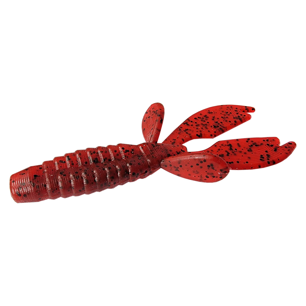 Tackle HD Texas Craw Beaver 4.25-Inch 10-Pack - Louisiana Red