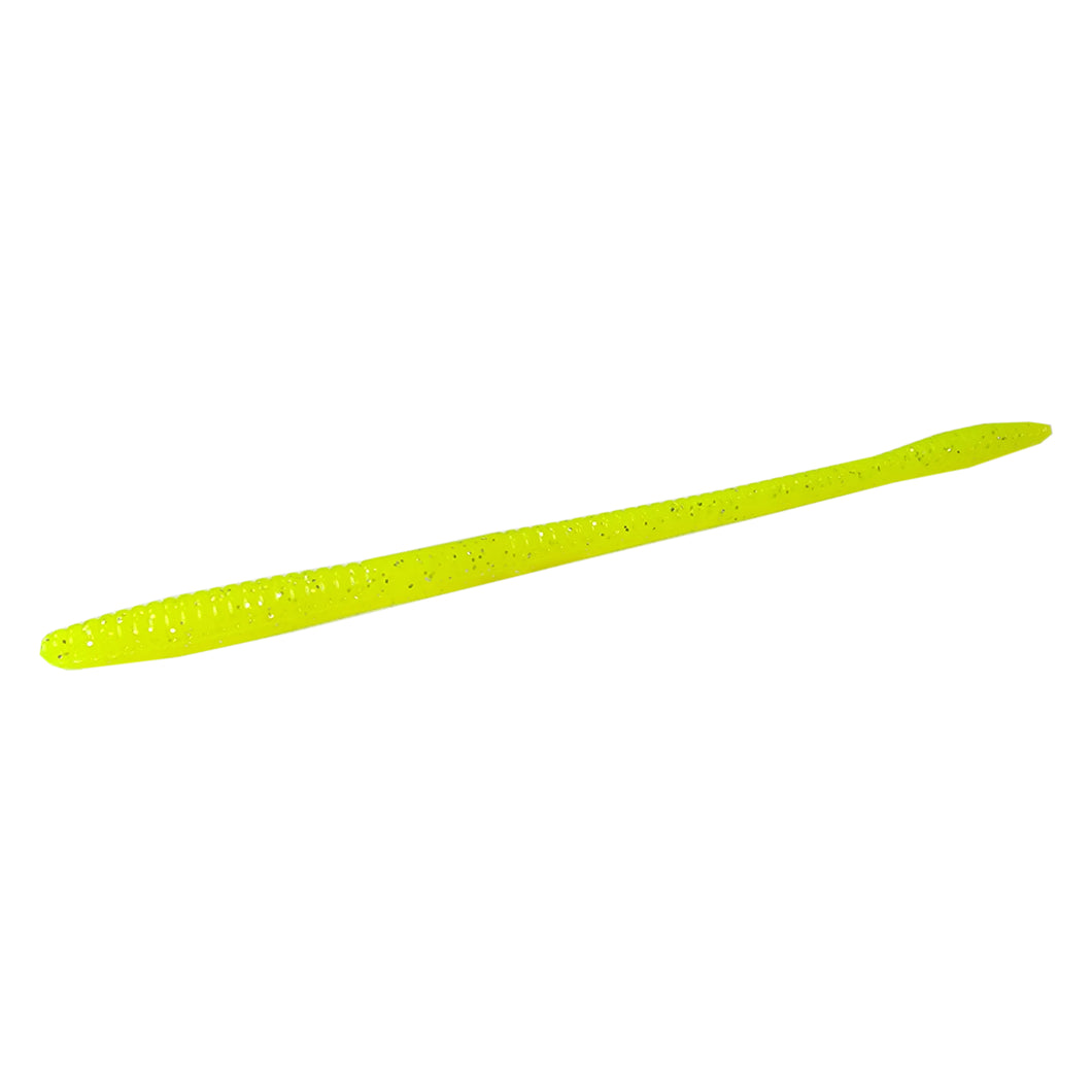 Tackle HD Sweet Stick Worm 7.5-Inch 20-Pack - Chartreuse