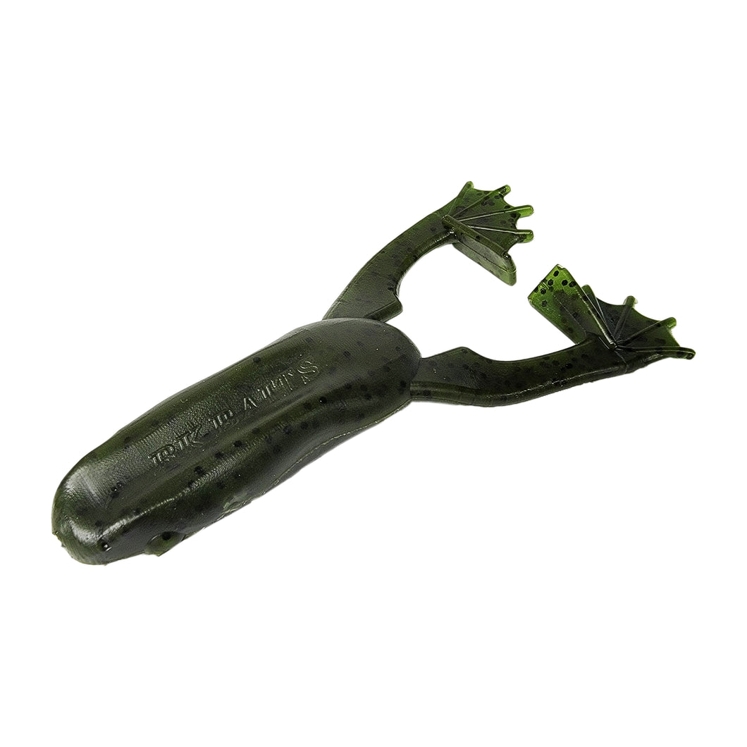 Tackle HD Croaker 3 75 Inch 8 Pack Green Pumpkin