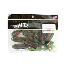 Load image into Gallery viewer, Tackle HD Croaker 3 75 Inch 8 Pack Green Pumpkin Red
