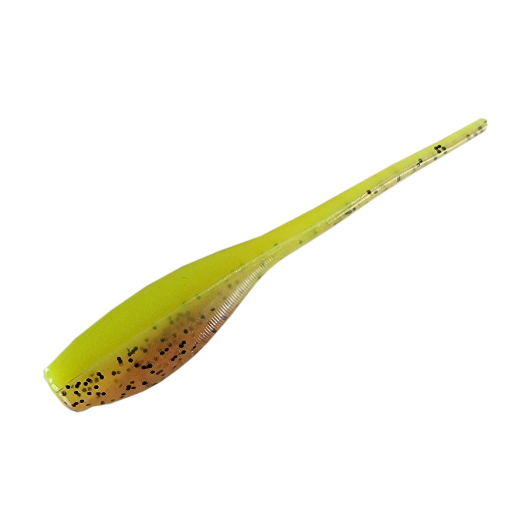 Pro Striker Baits Baby Shad 2-Inch 40-Pack - Chartreuse Pumpkin