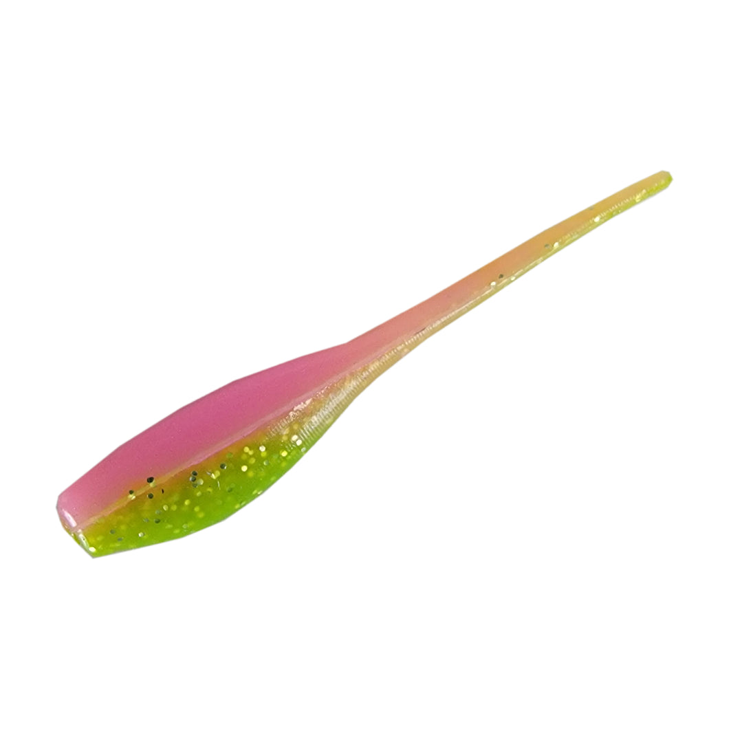 Pro Striker Baits Baby Shad 2-Inch 40-Pack - Electric Chicken