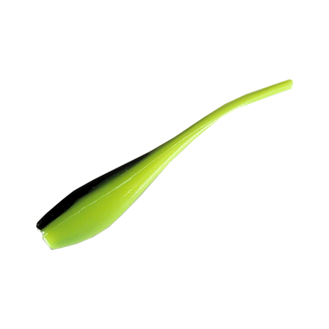 Pro Striker Baits Baby Shad 2 Inch 40 Pack Keylime Black