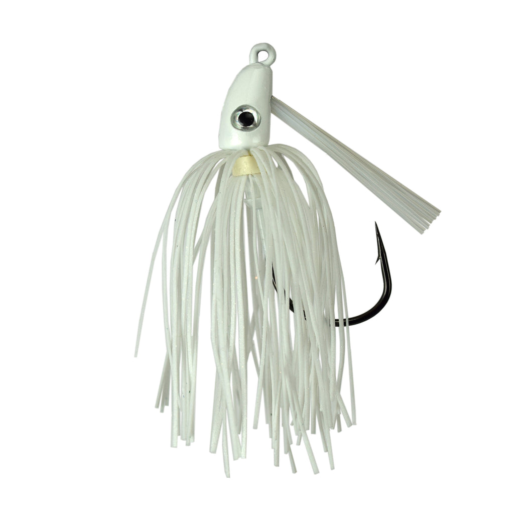 Trophy Bass Co Swim Jig 2 Pack 1 4 Ounce White
