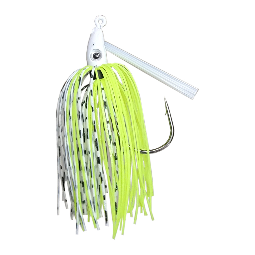 Trophy Bass Co Swim Jig 2 Pack 1 4 Ounce Black Back Shad