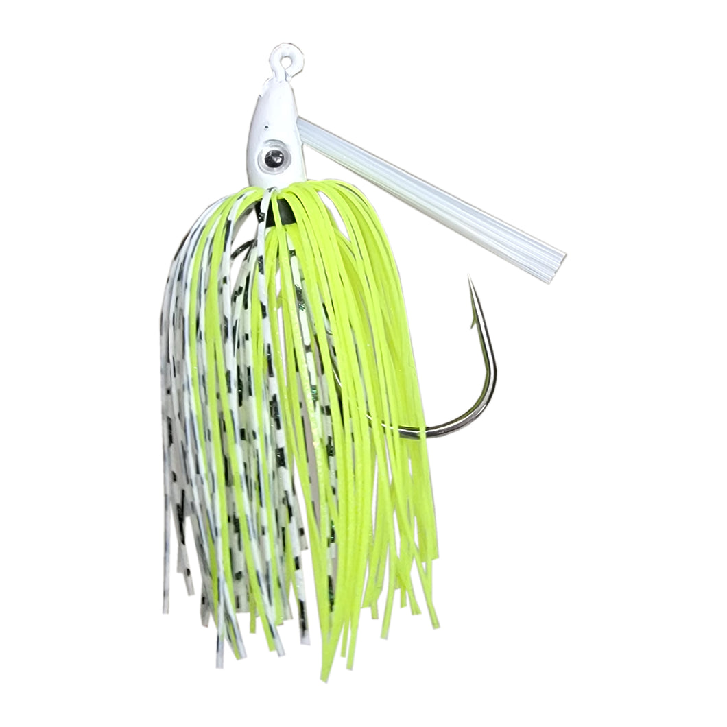 Trophy Bass Swim Jig 2-Pack 1/4-Ounce - Chartreuse Shad