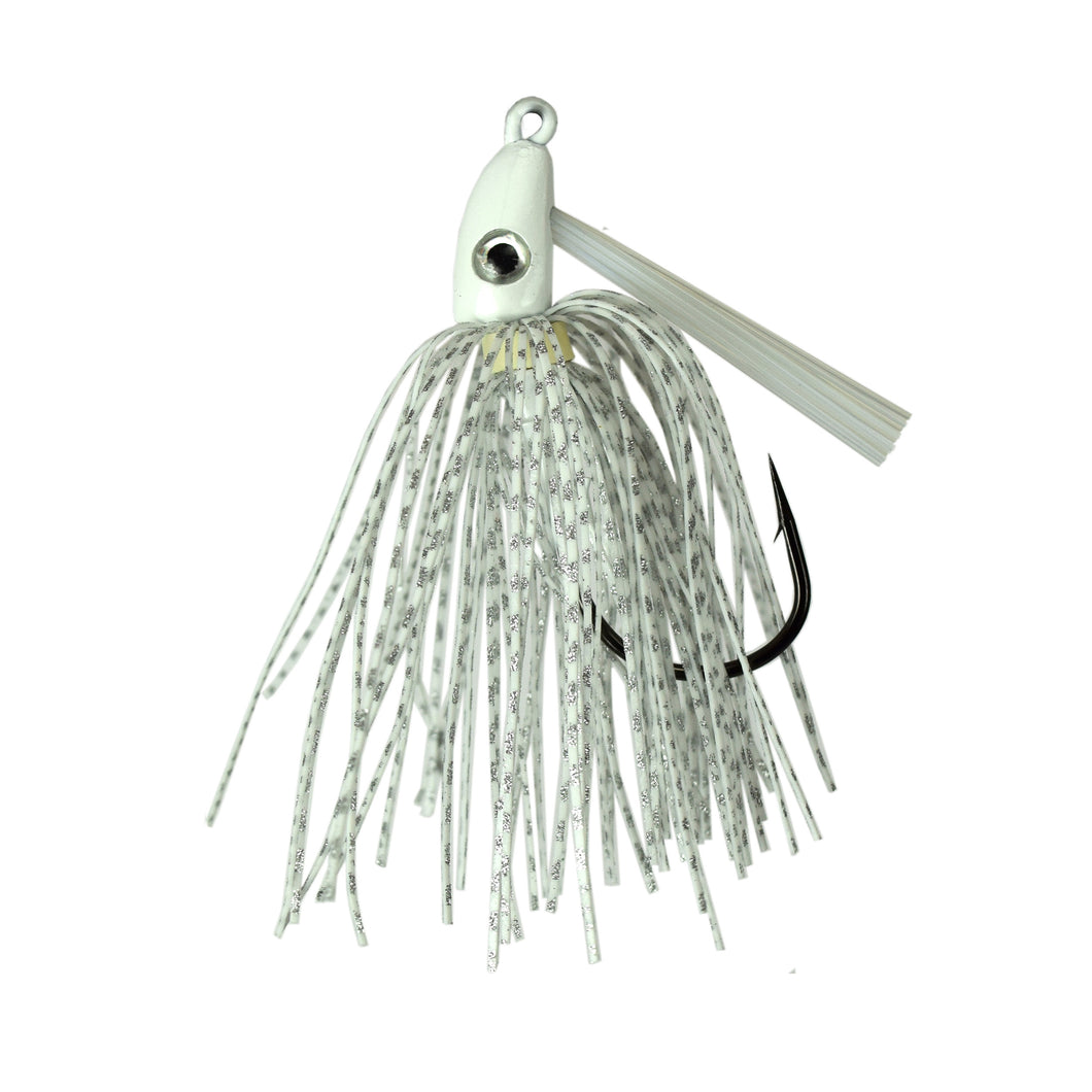 Trophy Bass Co Swim Jig 2 Pack 3 8 Ounce Silver Shad