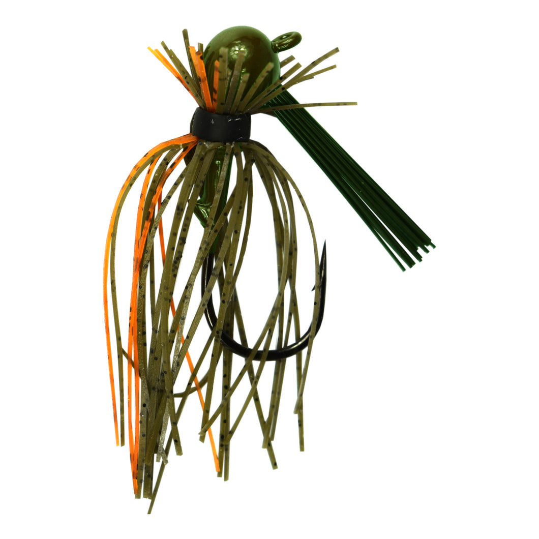 Trophy Bass Co Pro Finesse Jig 2 Pack 7 16 Ounce Green Pumpkin Orange