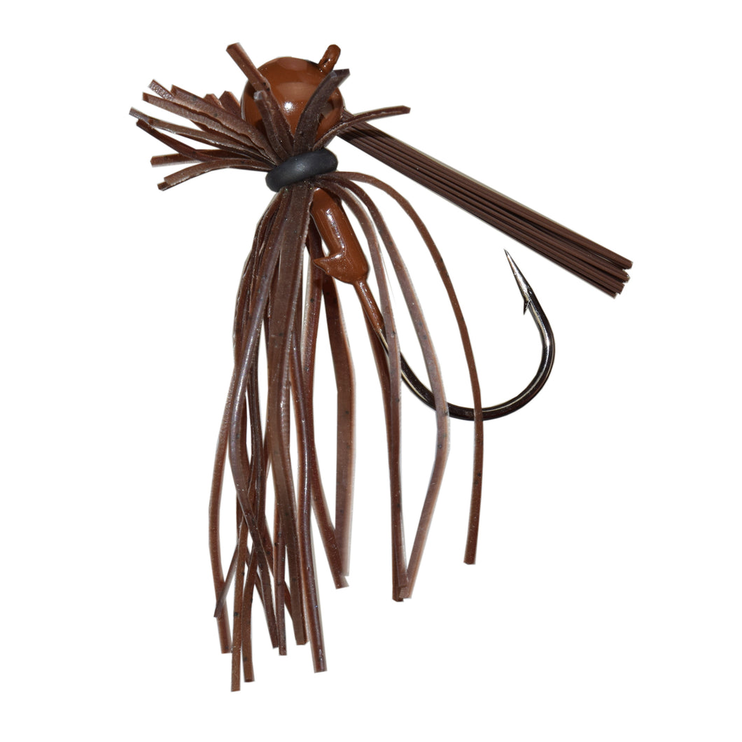 Trophy Bass Co Pro Finesse Jig 2 Pack 7 16 Ounce Brown
