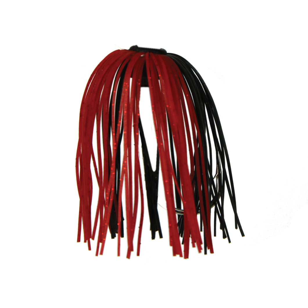 Warrior Spinnerbait Buzzbait Skirts 3 Pack Black Red