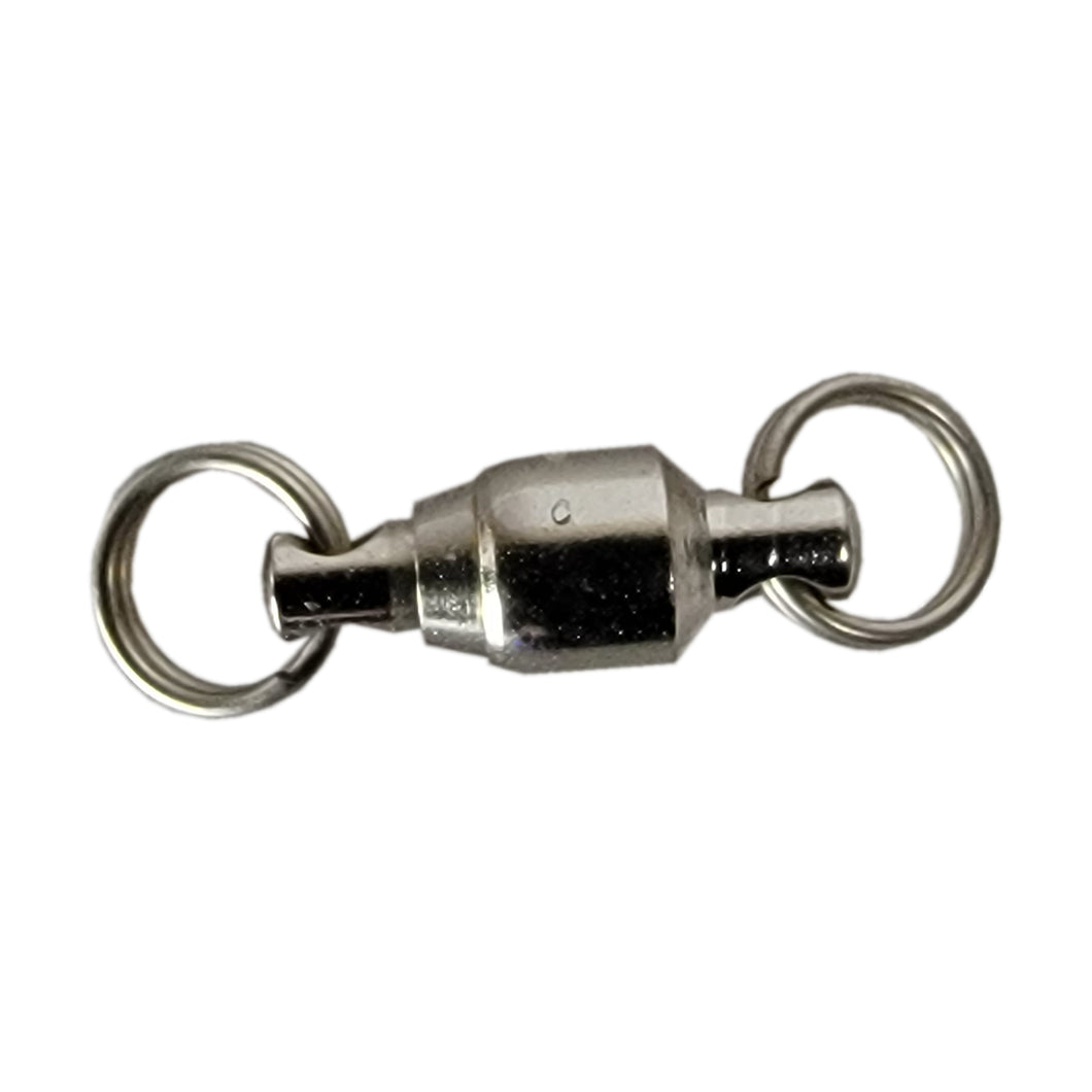 Warrior Swivel #2 Swivel Polished Nickel w/Split Rings 5-Pack