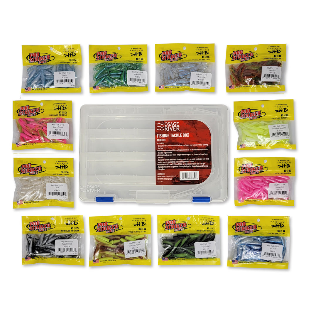 Pro Striker Baby Shad 481 Piece Bundle