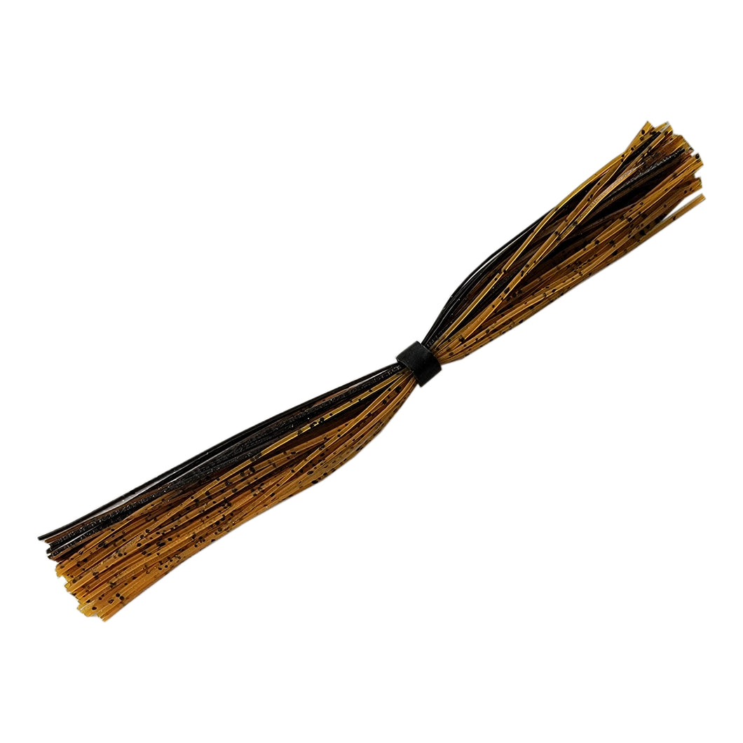 Warrior Standard Jig Skirt 5-Inch 6-Pack - Black Brown