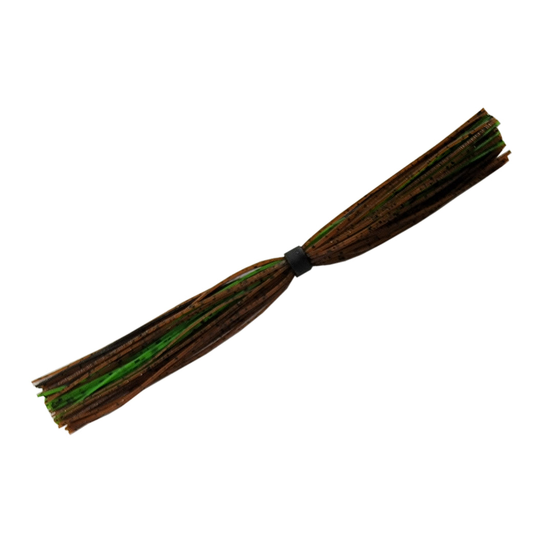 Warrior Standard Jig Skirt 5-Inch 6-Pack - Brown Green