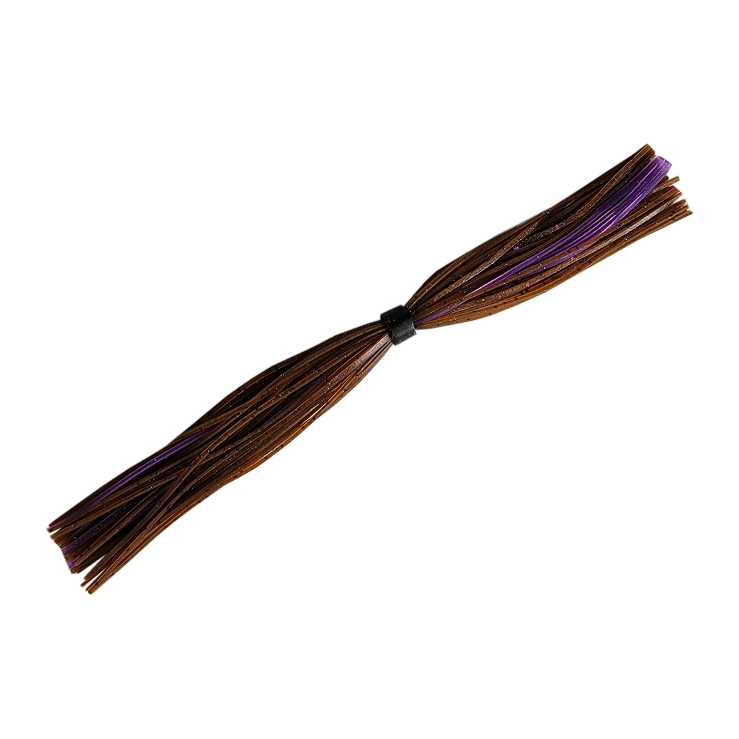 Warrior Standard Jig Skirt 5-Inch 6-Pack - Brown Purple