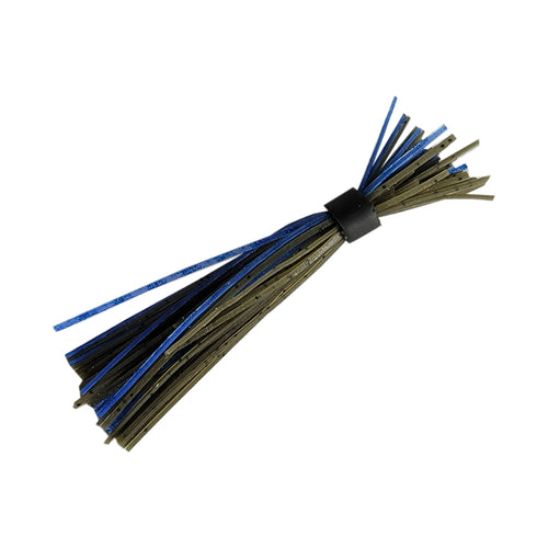 Warrior Finesse Jig Half Skirt 6 Pack Green Pumpkin Blue