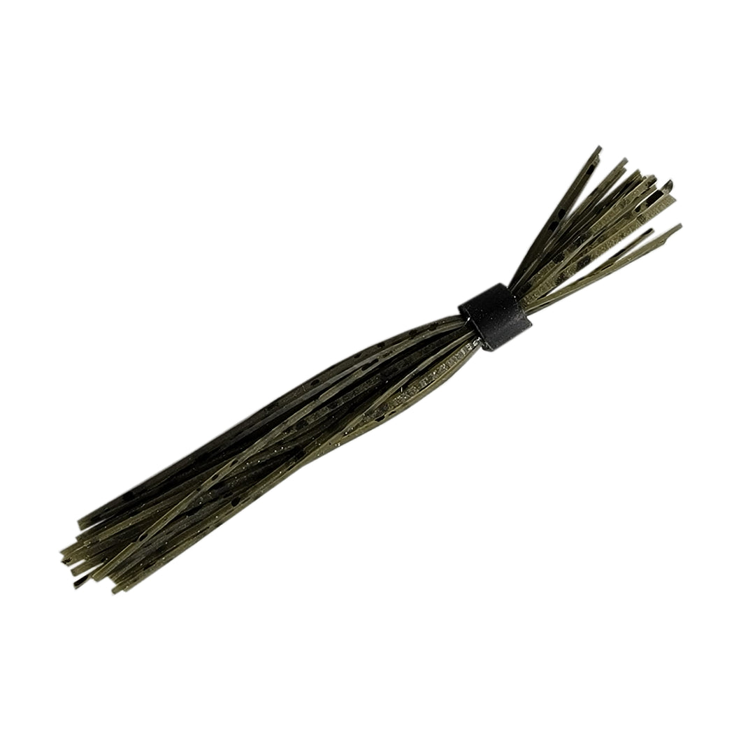 Warrior Finesse Jig Half Skirt 6-Pack - Green Pumpkin